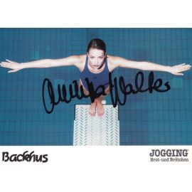 Autogramm Wasserspringen | Annika WALTER | 1997 (Portrait Color Backhus) OS-Silber