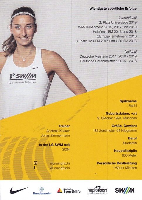 Autogramm Sprint | Christina HERING | 2019 (Portrait Color) SWM