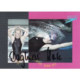 Autogramm Schwimmen | Dagmar HASE | 1990er (Collage Color Speedo) OS-Gold