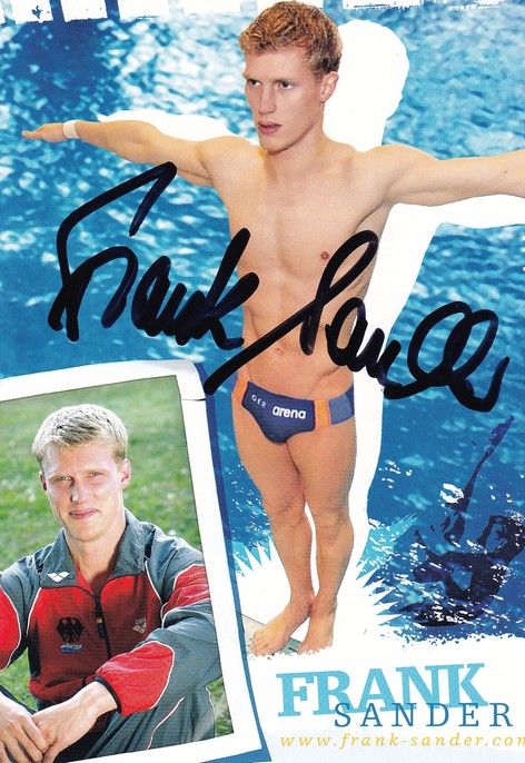 Autogramm Wasserspringen | Frank SANDER | 2004 (Collage Color)