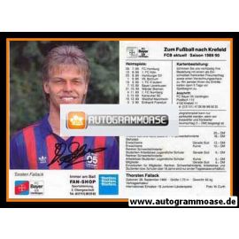 Autogramm Fussball | KFC Uerdingen 05 | 1989 | Thorsten FALLACK