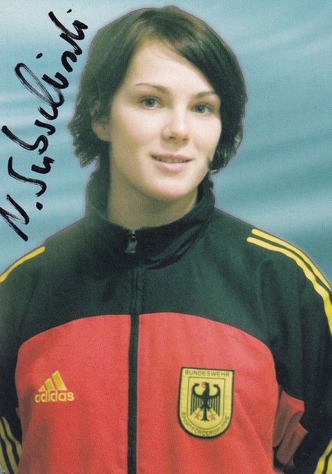 Autogramm Wasserspringen | Nora SUBSCHINSKI | 2006 (Portrait Color) Bundeswehr