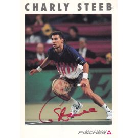 Autogramm Tennis | Carl-Uwe STEEB | 1990er (Spielszene Color) Fischer