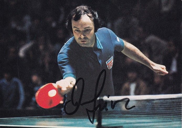 Autogramm Tischtennis | Wilfried LIECK | 1970er (Spielszene Color) Altena