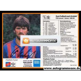 Autogramm Fussball | KFC Uerdingen 05 | 1989 | Friedhelm FUNKEL