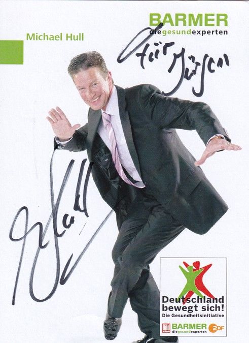 Autogramm Tanzen | Michael HULL | 2010er (Portrait Color) Barmer 1