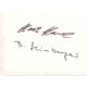 Autogramme Tauchen | Kurt KARL + Bärbel LEINBERGER |...