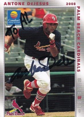 Autogramm Baseball | Palm Beach Cardinals | 2008 | Antone DeJESUS