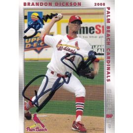 Autogramm Baseball | Palm Beach Cardinals | 2008 | Brandon DICKSON