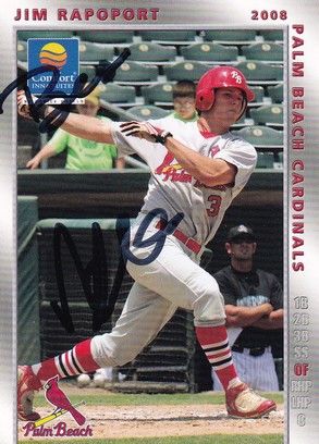 Autogramm Baseball | Palm Beach Cardinals | 2008 | Jim RADOPORT