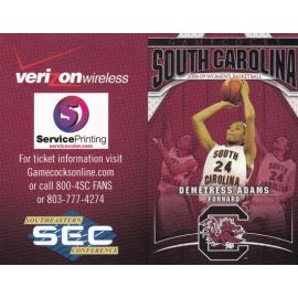 Autogramm Basketball (USA) | South Carolina | 2008 | Demetress ADAMS
