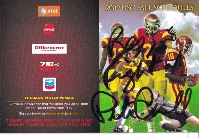 Autogramm Sport (USA) | Pete Carnell ? | 2009 (USC Fall Schedules)