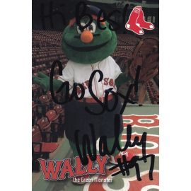Autogramm Baseball | Boston Red Sox | 2000er | WALLY The Green Monster (Maskottchen)
