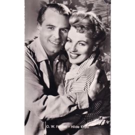 Filmpostkarte | Hilde KRAHL + O. W. FISCHER | 1956 "Mein Vater Der Schauspieler" (Kolibri 2526)