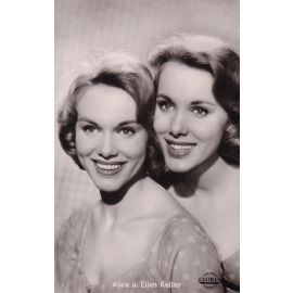 Filmpostkarte | Alice + Ellen KESSLER | 1957 "Scherben Bringen Glück" (Kolibri 2500)