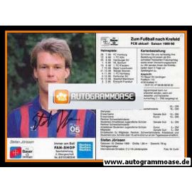 Autogramm Fussball | KFC Uerdingen 05 | 1989 | Stefan JÖRISSEN