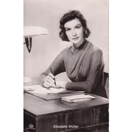 Filmpostkarte | Elisabeth MÜLLER | 1956 "Die Macht Und Ihr Preis" (Kolibri 2594)