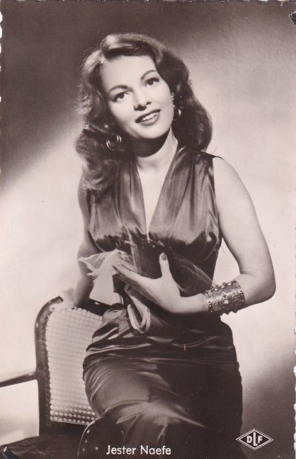 Filmpostkarte | Jester NAEFE | 1950er (Portrait SW) Kolibri 2456