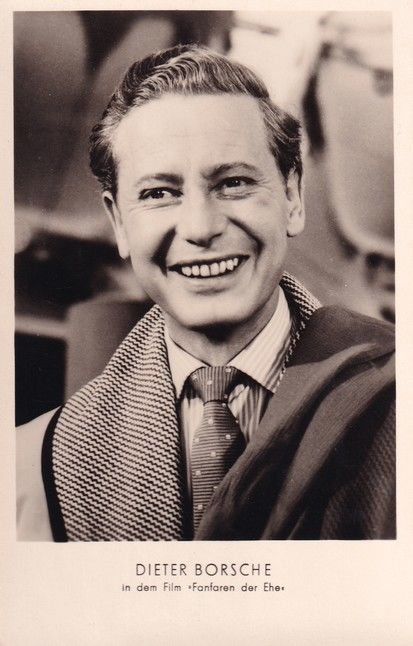 Filmpostkarte | Dieter BORSCHE | 1953 "Fanfaren Der Ehe" (VEB 732/56)
