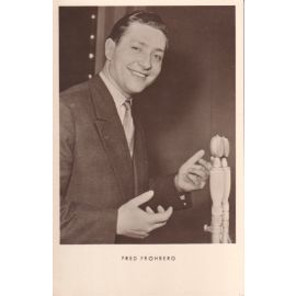 AK Schlager | Fred FROHBERG | 1950er (Portrait SW) VEB 380/56