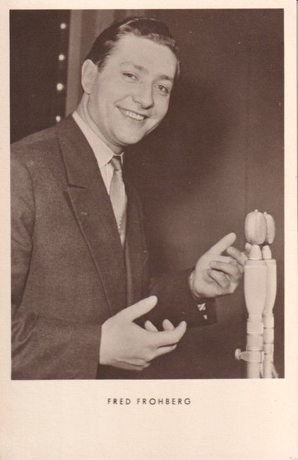 AK Schlager | Fred FROHBERG | 1950er (Portrait SW) VEB 380/56