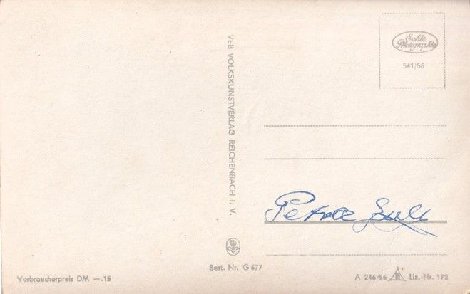 Filmpostkarte (Frankreich) | Gerard PHILIPE | 1950er (Portrait SW) VEB 541/56 G677