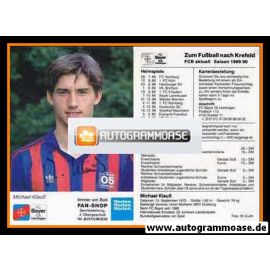 Autogramm Fussball | KFC Uerdingen 05 | 1989 | Michael KLAUSS