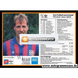 Autogramm Fussball | KFC Uerdingen 05 | 1989 | Gerhard KLEPPINGER