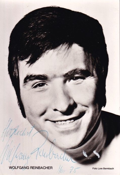 Autogramm Schauspieler | Wolfgang REINBACHER | 1970er (Portrait SW) Bermbach