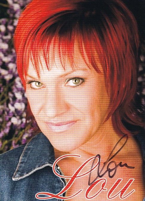 Autogramm Schlager | LOU (Marie-Luise Hoffner)  | 2000er (Portrait Color) Fanclub