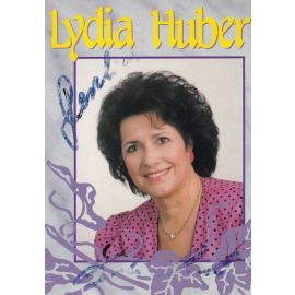 Autogramm Volksmusik | Lydia HUBER | 1992 "So Richtig Was Fürs Herz" (Koch)