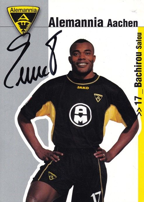 Autogramm Fussball | Alemannia Aachen | 2003 | Bachirou SALOU