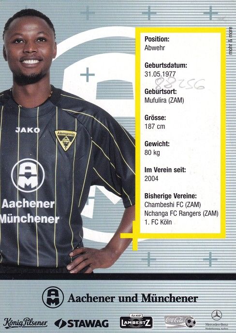 Autogramm Fussball | Alemannia Aachen | 2004 | Moses SICHONE