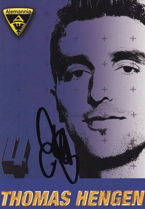 Autogramm Fussball | Alemannia Aachen | 2004 | Thomas HENGEN