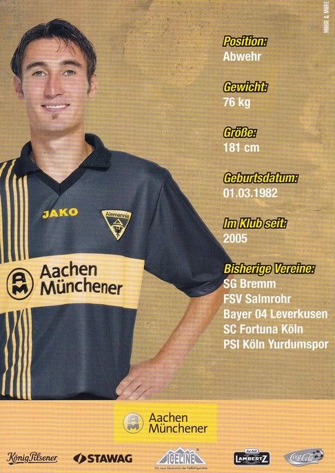 Autogramm Fussball | Alemannia Aachen | 2005 | Mirko CASPER
