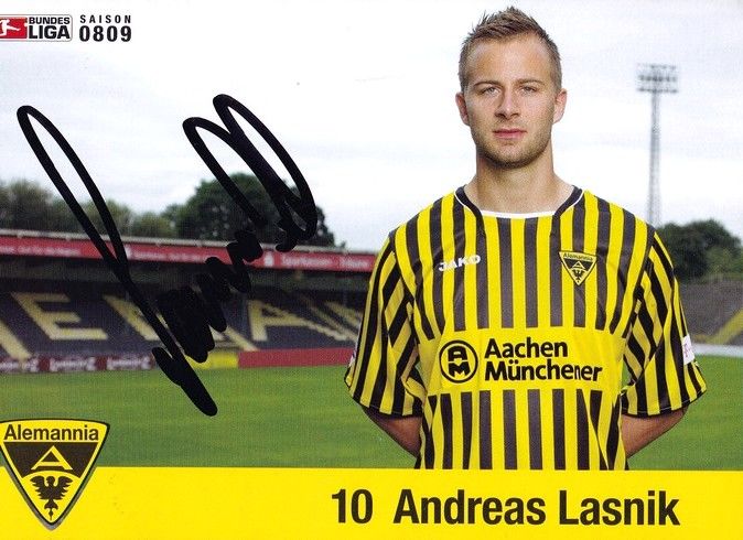 Autogramm Fussball | Alemannia Aachen | 2008 | Andreas LASNIK