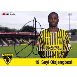 Autogramm Fussball | Alemannia Aachen | 2008 | Seyi OLAJENGBESI