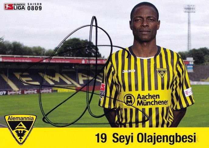 Autogramm Fussball | Alemannia Aachen | 2008 | Seyi OLAJENGBESI