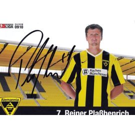 Autogramm Fussball | Alemannia Aachen | 2009 | Reiner PLASSHENRICH