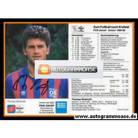 Autogramm Fussball | KFC Uerdingen 05 | 1989 | Thomas STICKROTH