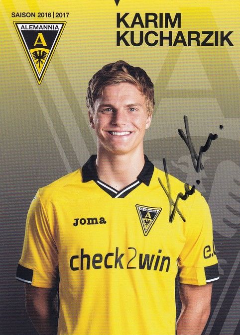 Autogramm Fussball | Alemannia Aachen | 2016 | Karim KUCHARZIK