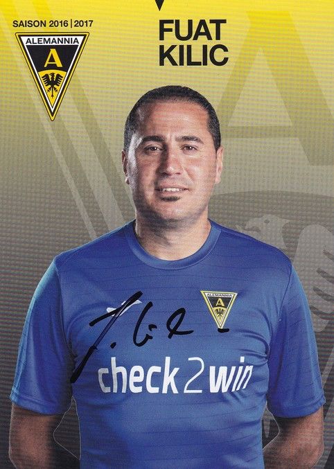 Autogramm Fussball | Alemannia Aachen | 2016 | Fuat KILIC