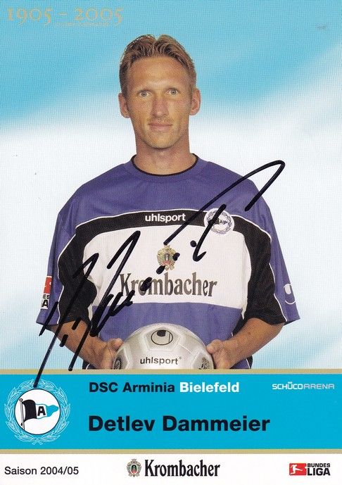 Autogramm Fussball | DSC Arminia Bielefeld | 2004 | Detlev DAMMEIER
