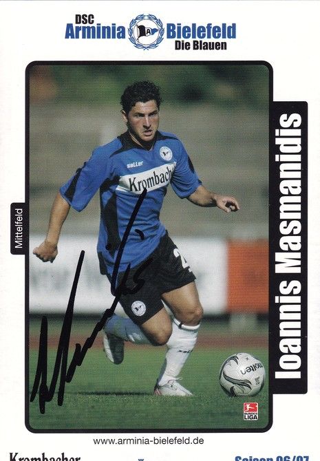 Autogramm Fussball | DSC Arminia Bielefeld | 2006 | Ioannis MASMANIDIS