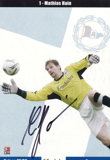 Autogramm Fussball | DSC Arminia Bielefeld | 2007 | Mathias HAIN