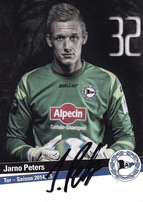 Autogramm Fussball | DSC Arminia Bielefeld | 2014 | Jarno PETERS