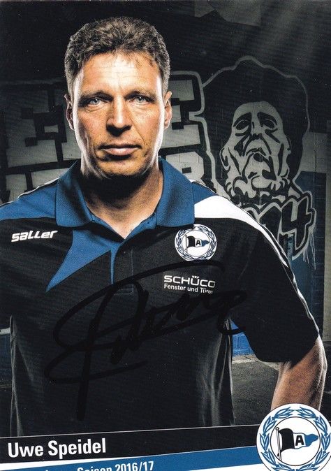 Autogramm Fussball | DSC Arminia Bielefeld | 2016 | Uwe SPEIDEL