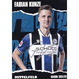 Autogramm Fussball | DSC Arminia Bielefeld | 2021 | Fabian KUNZE