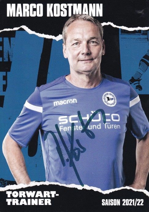 Autogramm Fussball | DSC Arminia Bielefeld | 2021 | Marco KOSTMANN