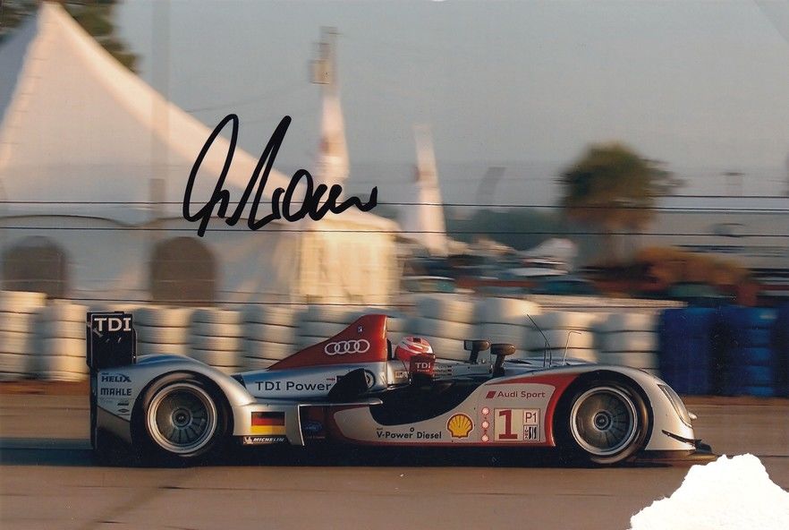 Autogramm Tourenwagen | Marco WERNER | 2004 Foto (Rennszene Color Audi R10) 1 _